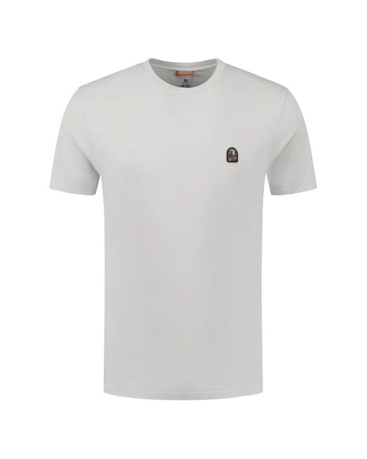 Parajumpers White Logo-Detail T-Shirt for men