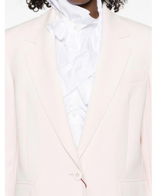 Max Mara Pink Mstbosco Pocket Blazer