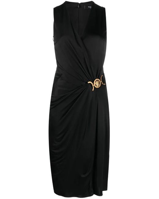 Versace Black Jersey Dress
