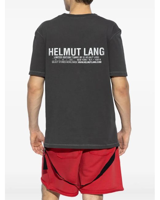 Helmut Lang T-Shirt mit Logo-Print in Black für Herren