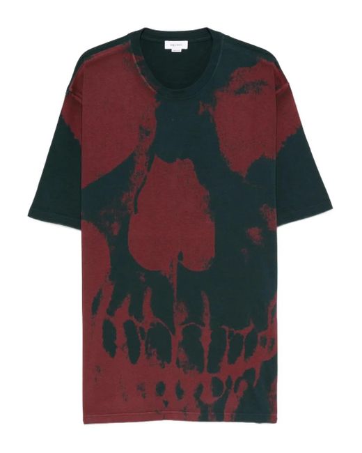 Alexander McQueen Black Skull-Print T-Shirt for men