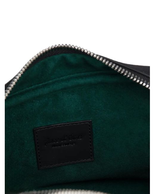 PLACE OF ELMS Black Logo-Plaque Belt Bag