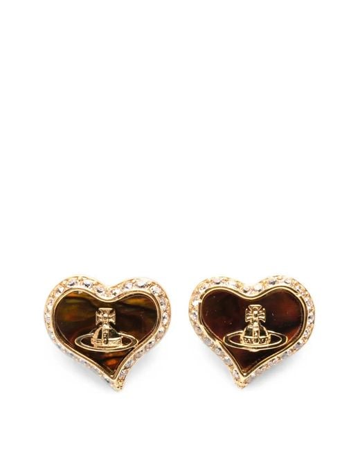 Vivienne Westwood Metallic Petra Orb Earrings