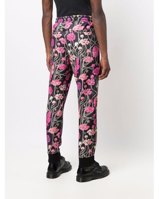 メンズ John Richmond Art Nouveau プリント スウェットパンツ ピンク Lyst