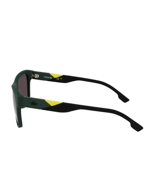 Lacoste Black Logo-Print Sunglasses for men