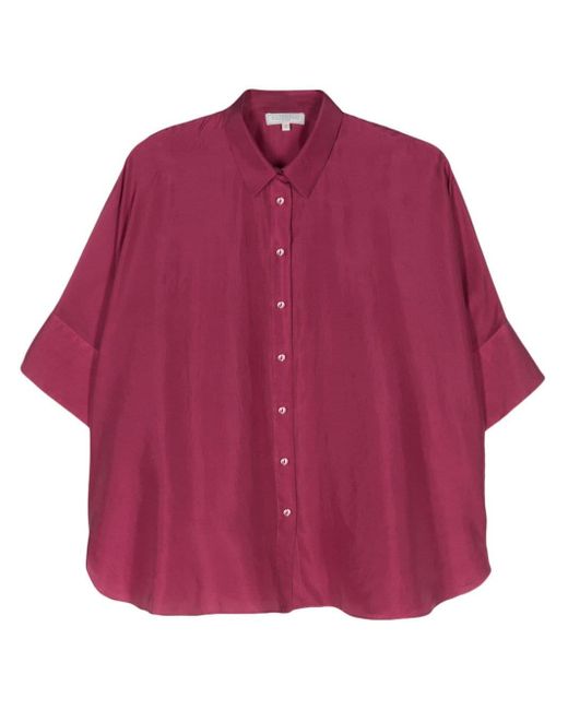 Camisa Bassano de seda Antonelli de color Red