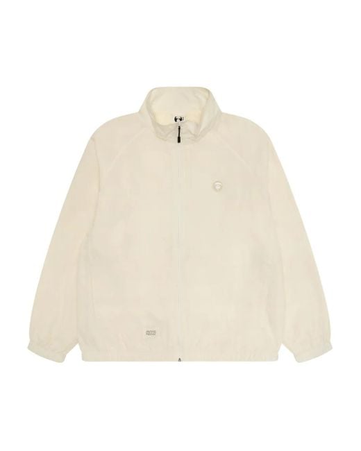 Giacca Con Zip di Aape By A Bathing Ape in Natural da Uomo