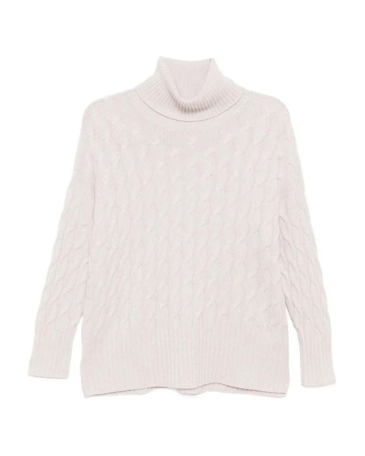 Cashmere Women's White Emmie Sweater