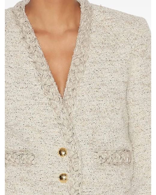 Isabel Marant White Gwendoline Wool Blend Jacket