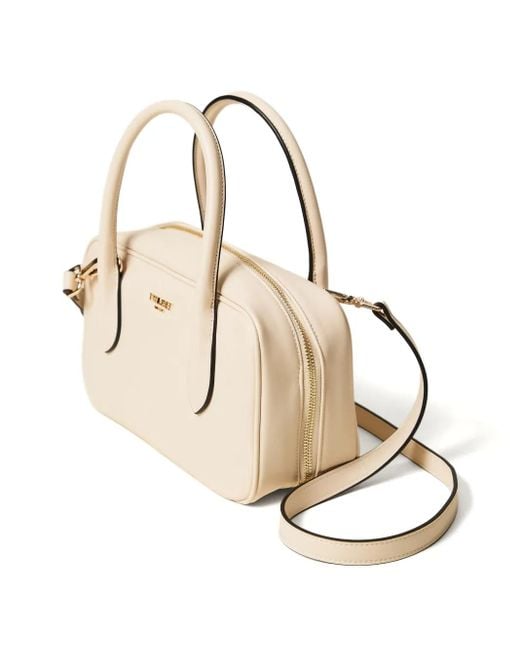 Twinset Natural Top-Handle Zip-Fastening Bag