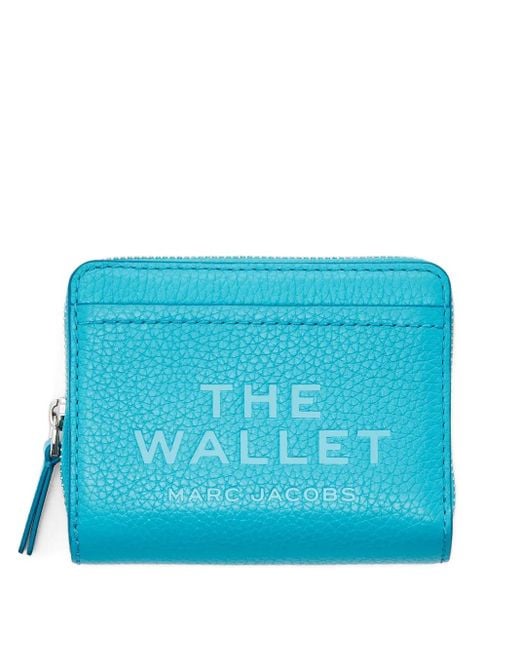 Marc Jacobs Mini The Leather Compact Wallet Blue