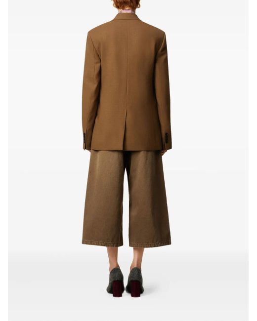 Blazer de vestir con doble botonadura AMI de color Brown