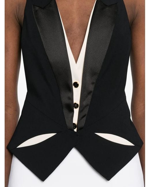 Elisabetta Franchi Blue Waistcoat