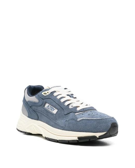 Autry Blue Hyperway Low Suede/Mesh for men