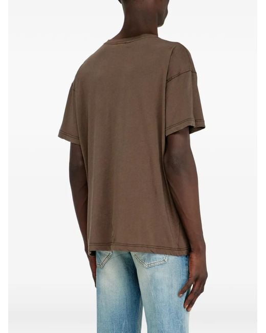 DIESEL Brown T-Shirt T-Norm-Aa1 for men