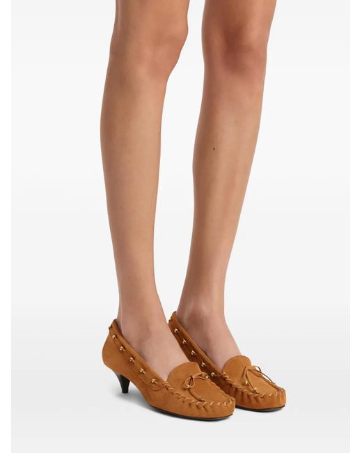 Khaite Brown Milly Pumps