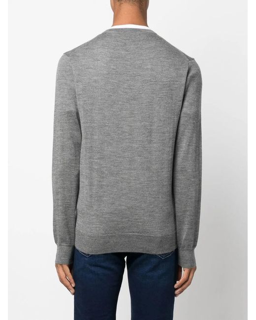 Polo Ralph Lauren Gray Wool Sweater for men