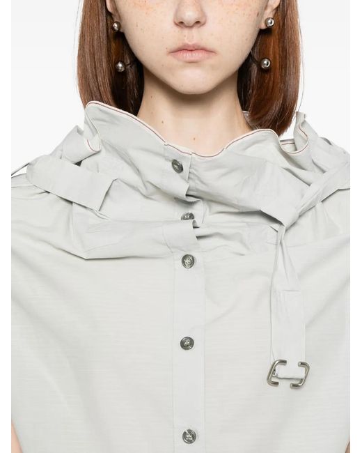 Carol Christian Poell White Self Edge Shirt