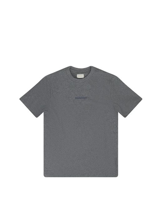 Aimé Leon Dore Gray Logo-Embroidered T-Shirt for men