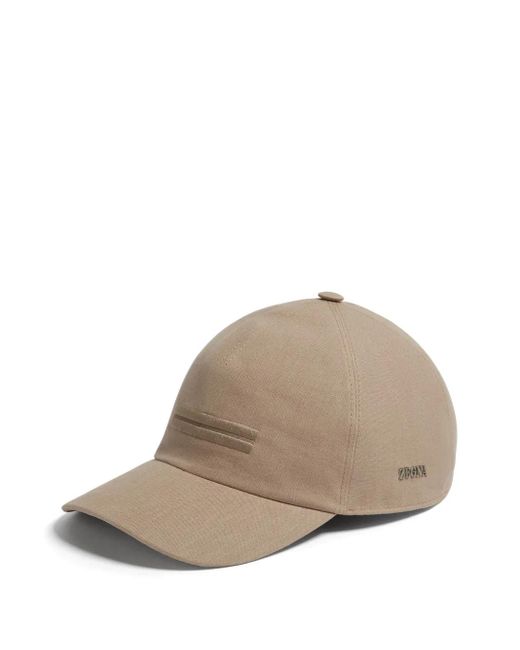 メンズ Zegna Oasi Lino キャップ Natural