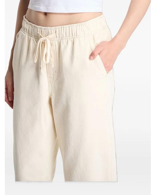 Gap White Drawstring-Waist Jeans