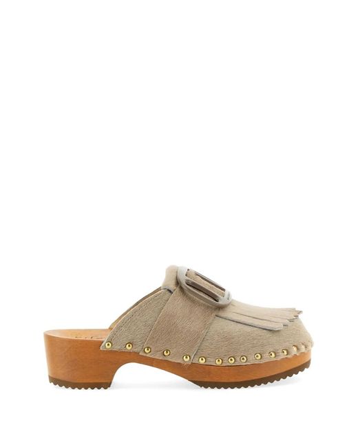 Mules Seberg À Boucle Jejia en coloris White
