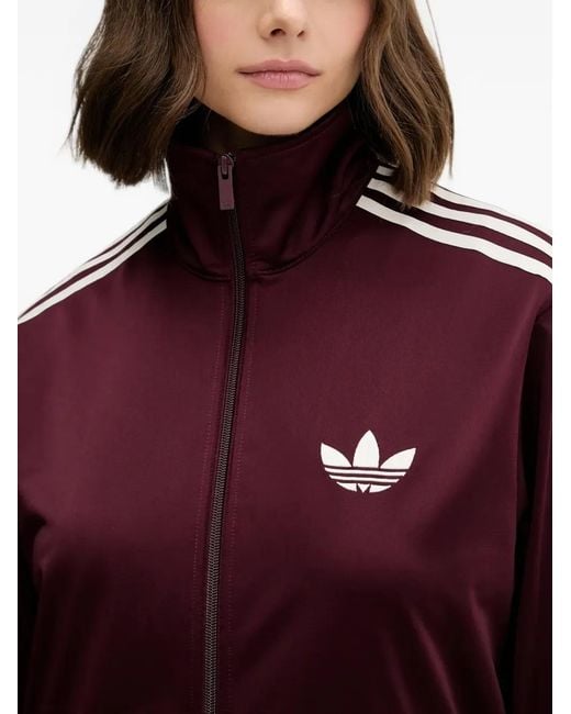 Adidas Logo-Embroidered Side-Stripe Jacket