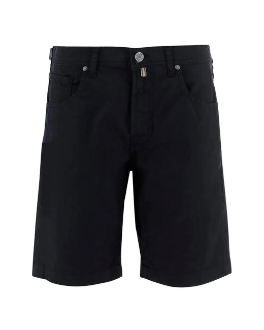 Jacob Cohen Blue Five-Pocket Bermuda Shorts for men