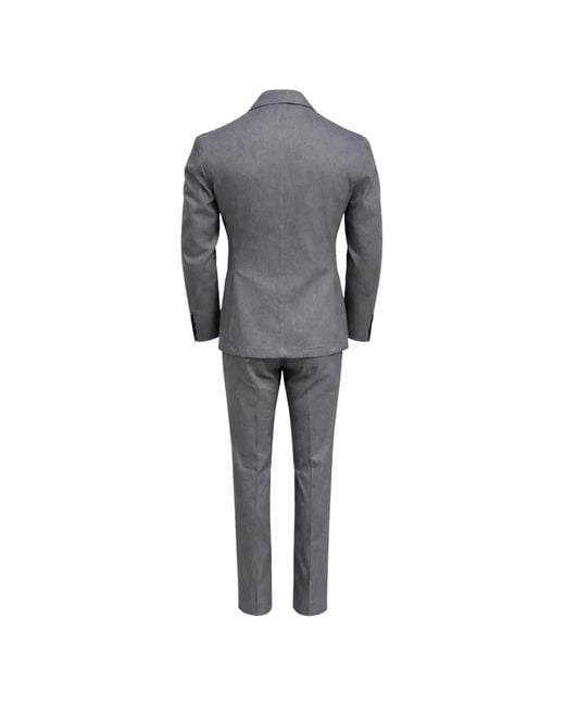 Franzese Collection Gray Beckham Double-Breasted Suit for men