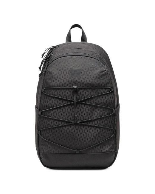 Herschel Supply Co. Black Kingston 30L Diamond-Quilted Bungee-Cord Backpack