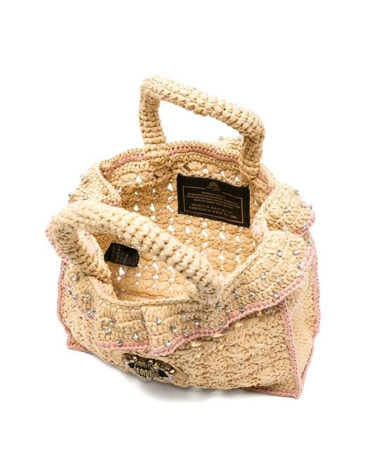 Kurt Geiger Metallic Sac Cabas Chelsea En Cuir À Ornements