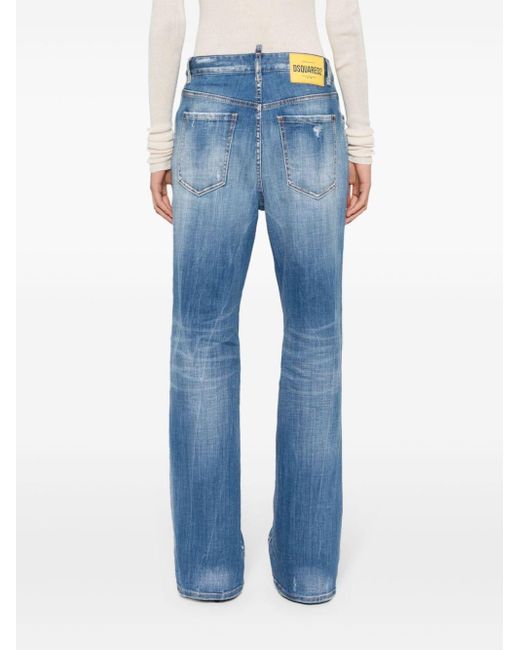 DSquared² Blue Stretch-Cotton Denim Jeans