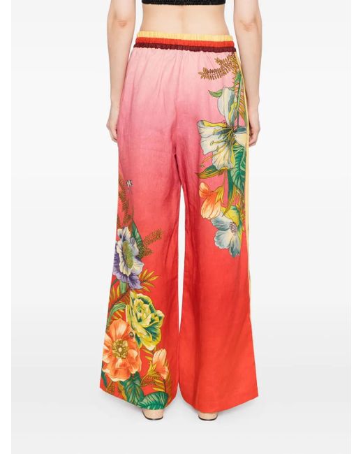 ALÉMAIS Red Inez Trousers