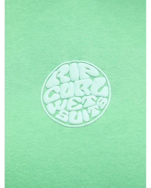 Rip Curl Green Hoodie À Patch Logo