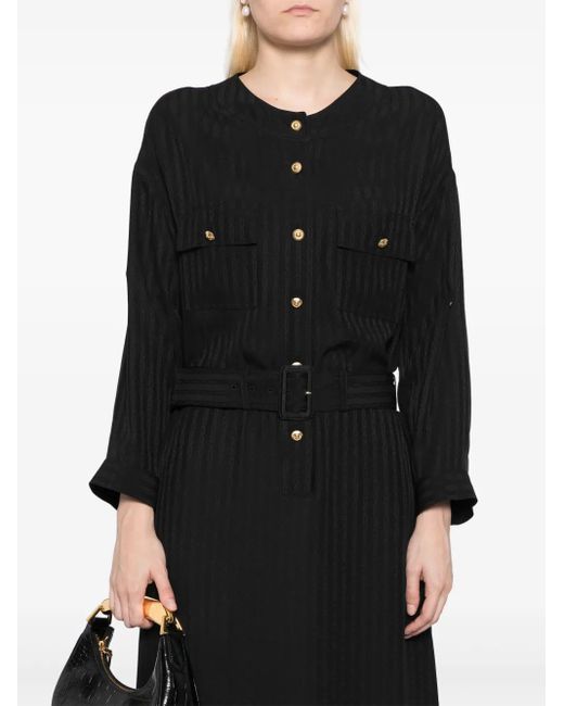 Tom Ford Black All-Over Graphic Print Dress