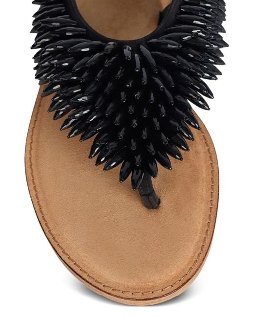 Balmain White Flat Sandals