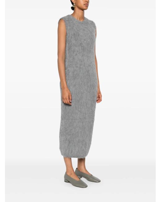 Phisique Du Role Gray Sleeveless Midi Dress