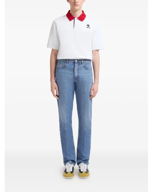 Marni Blue Washed Denim Five-Pocket Jeans for men