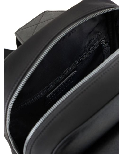 Sac à dos ASV à design à une épaule Emporio Armani pour homme en coloris Black