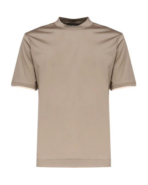 Giuliano Galiano Natural Crew-Neck Short-Sleeve T-Shirt for men