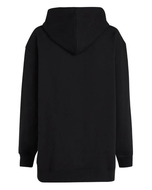 Karl Lagerfeld Black Minikleid Mit Oversized-Logo