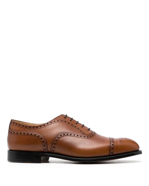 Church's Brown Nevada Leather Oxford Brogues for men