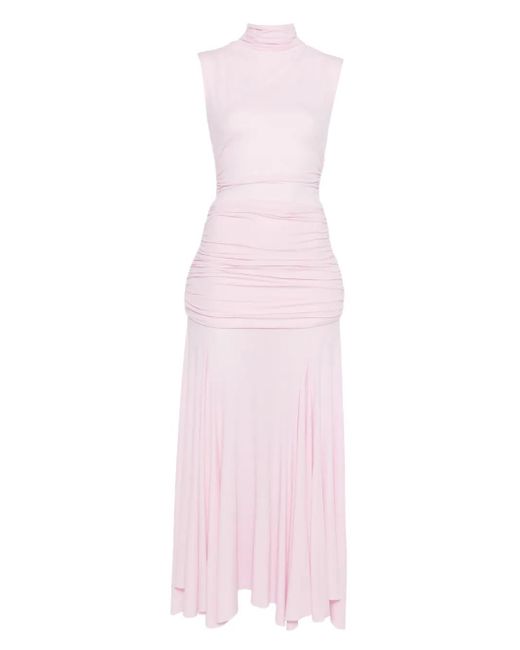 Magda Butrym シルクドレス Pink