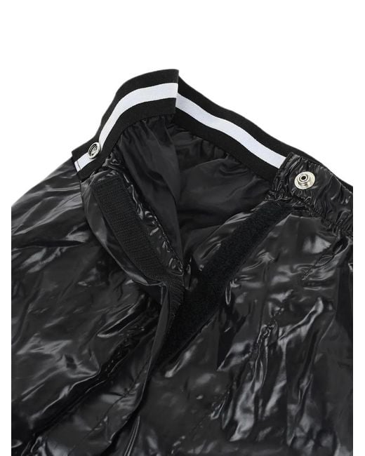 DSquared² Black Elasticated Touch-Strap Leg Warmers