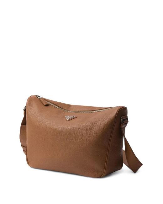 ショルダーバッグ PRADA Men Shoulder Bags 2VD073OOO2CYR F01D6 BROWN Prada Brown shoulder bag with flap | TheDoubleF