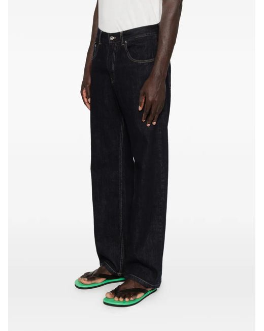 Second/Layer Blue Big Papi Straight-Leg Jeans for men