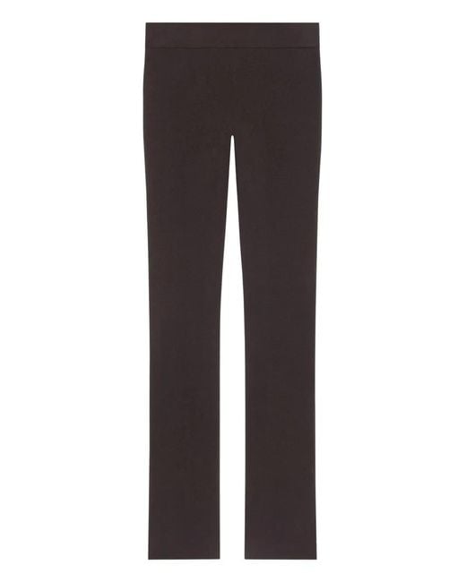 Courreges Brown Bootcut Interlock Trousers