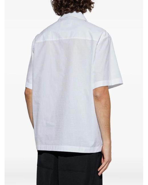 Jil Sander White Cotton Shirt for men