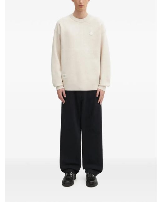 Aape By A Bathing Ape White Logo-Patch Sweatshirt for men