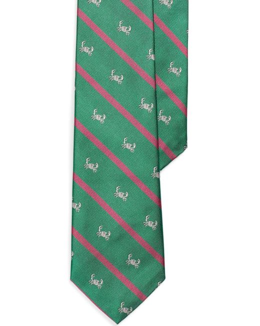 Polo Ralph Lauren Green Club Mulberry-silk Tie for men